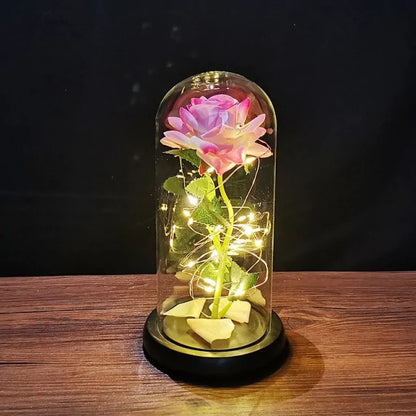 Led Enchanted Galaxy Rose Decor