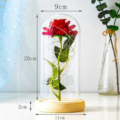 Led Enchanted Galaxy Rose Decor