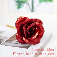 1 Foil Flower Red